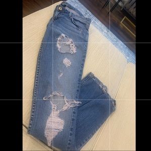Ripped Armani Exchange Jeans